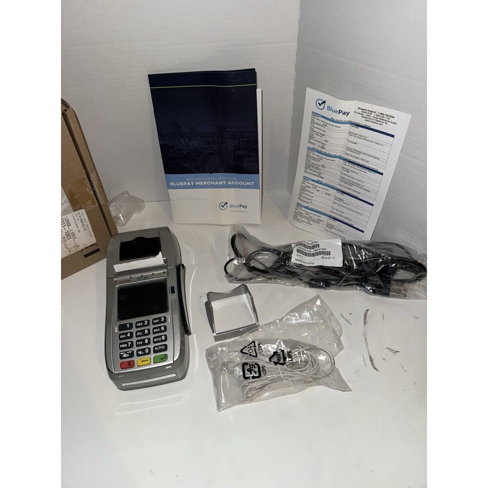 First Data FD130 EMV NFC Dial/IP Credit Card Machine - Picture 6 of 10